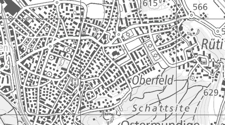 Kartenausschnitt: Region Ost