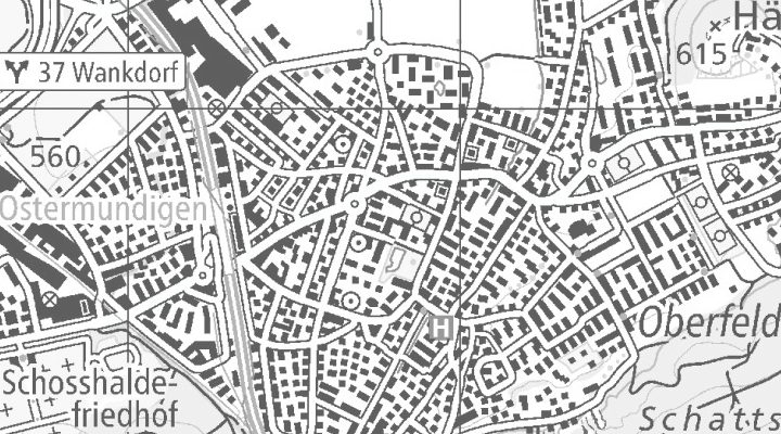 Kartenausschnitt: Mitteldorfstrasse 6A, 3072 Ostermundigen