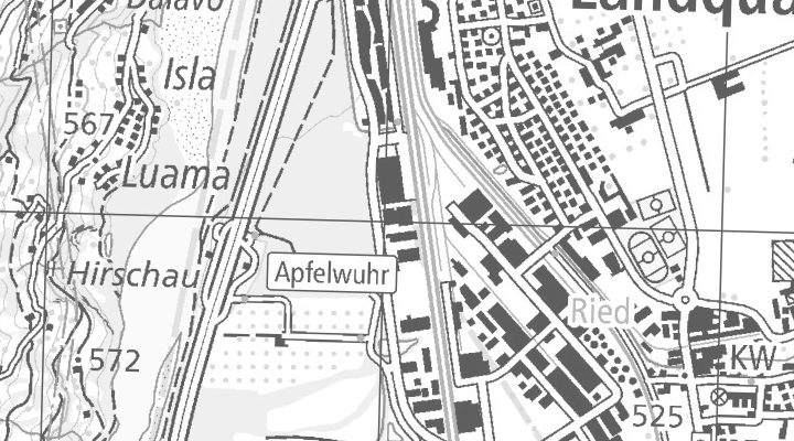 Kartenausschnitt: Tardisstrasse 199, 7205 Zizers