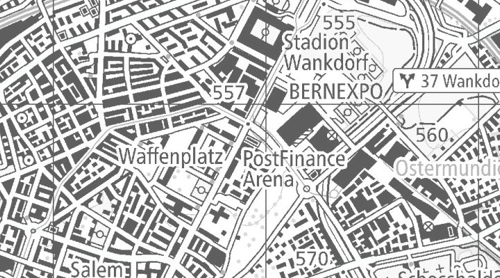 Kartenausschnitt: Am Guisanplatz 2, 3014 Bern