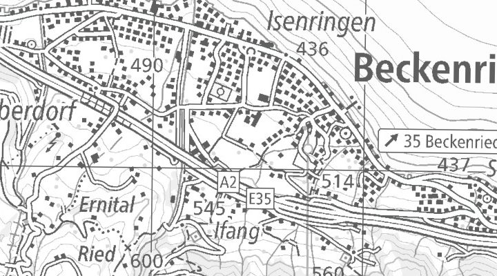 Kartenausschnitt: 6375 Renens