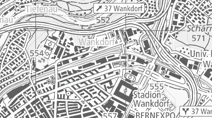 Kartenausschnitt: Wankdorffeldstrasse 88, 3014 Bern