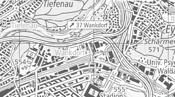 Kartenausschnitt: Hilfikerstrasse 4, 3014 Bern