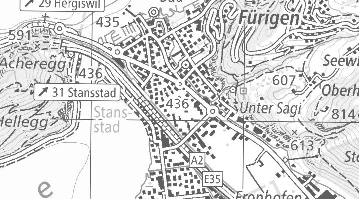 Kartenausschnitt: 6362 Stansstad