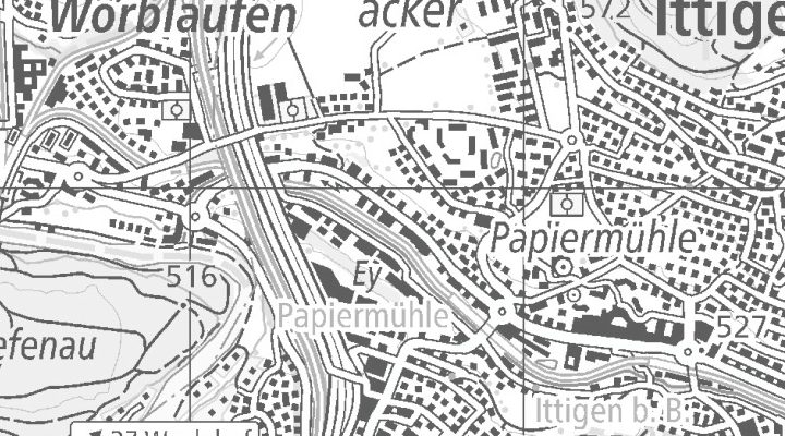 Kartenausschnitt: Worblentalstrasse 32, 3063 Ittigen