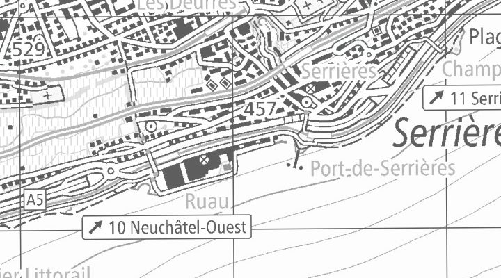 Kartenausschnitt: Quai Jeanrenaud 3, 2000 Neuchâtel