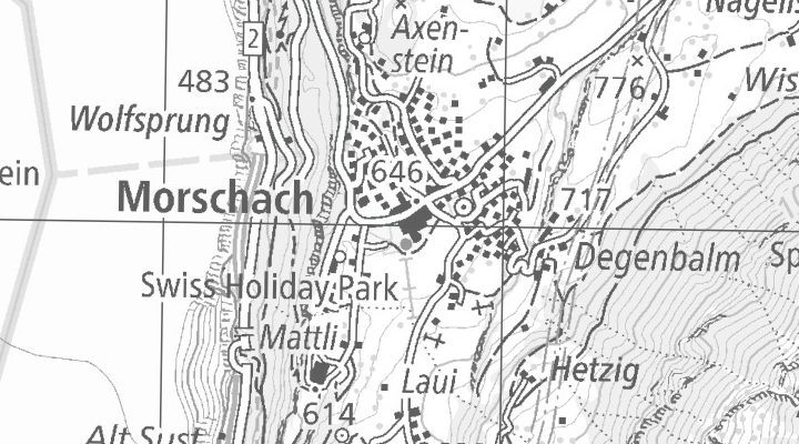 Kartenausschnitt: Dorfstrasse 10, 6443 Morschach
