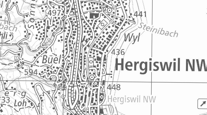 Kartenausschnitt: Seestrasse 34, 6052 Hergiswil