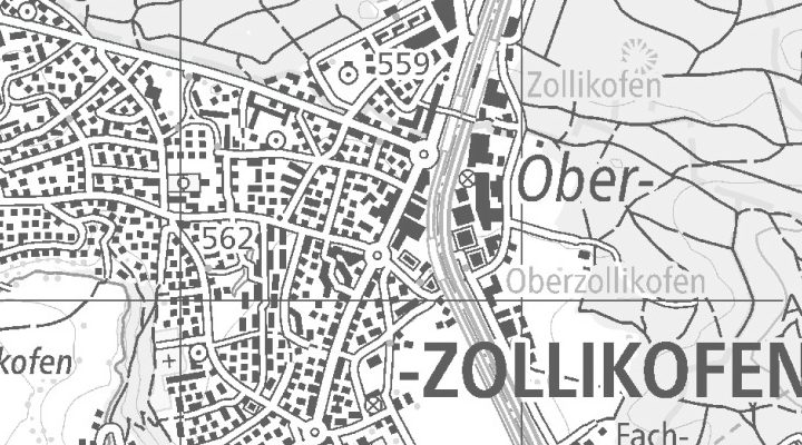 Kartenausschnitt: Bernstrasse 164, 3052 Zollikofen