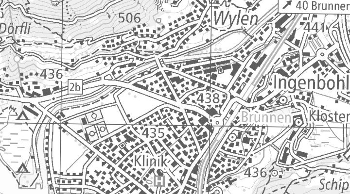 Kartenausschnitt: Rosengartenstrasse 23, 6440 Brunnen