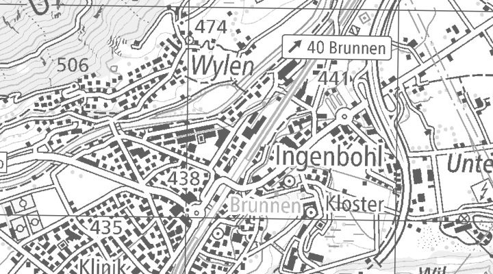 Kartenausschnitt: Industriestrasse 10, 6440 Brunnen