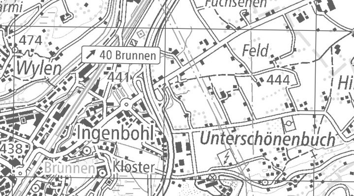 Kartenausschnitt: Höchenenweg 3, 6440 Ingenbohl