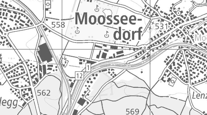 Kartenausschnitt: Lochackerweg 2, 3302 Moosseedorf