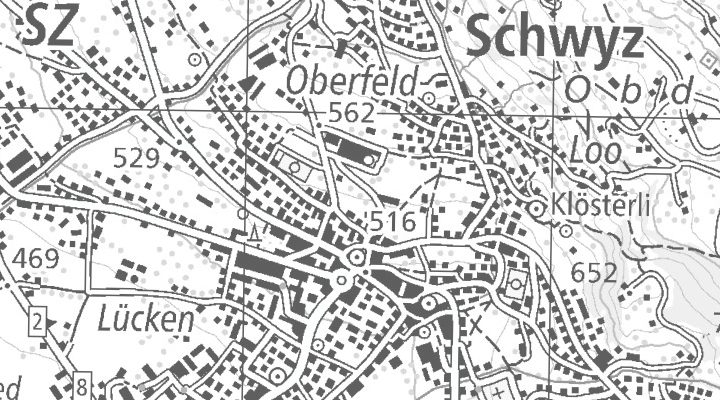 Kartenausschnitt: Schwyz