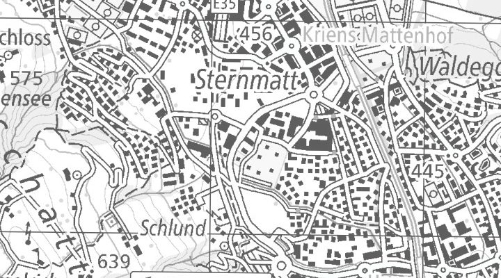 Kartenausschnitt: Grabenhofstrasse 10, 6010 Kriens