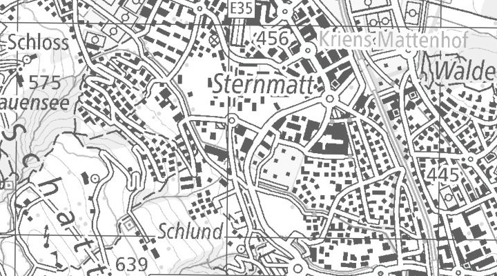Kartenausschnitt: Ringstrasse 25, 6010 Kriens