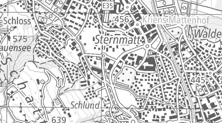 Kartenausschnitt: Ringstrasse 27, 6010 Kriens