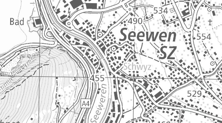 Kartenausschnitt: Hausmatt 9, 6423 Seewen
