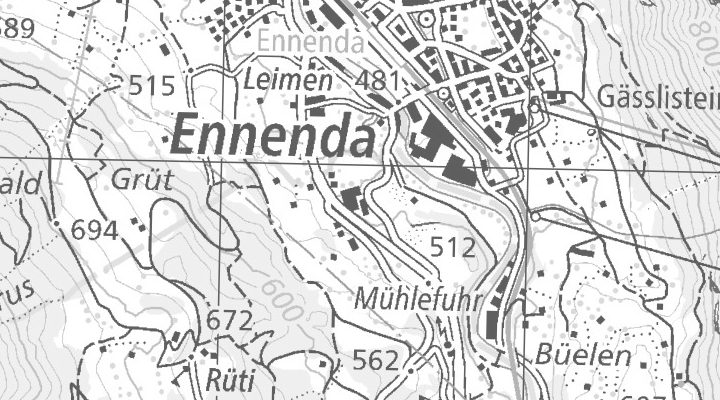 Kartenausschnitt: Glarus Süd