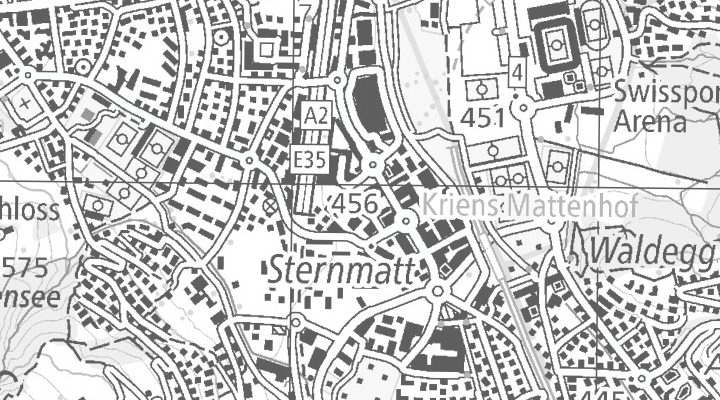 Kartenausschnitt: Sternmattweg 4, 6010 Kriens