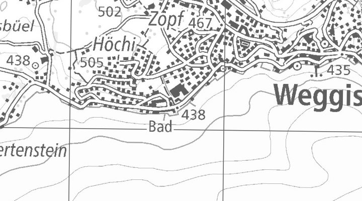 Kartenausschnitt: Hertensteinstrasse 34, 6353 Weggis