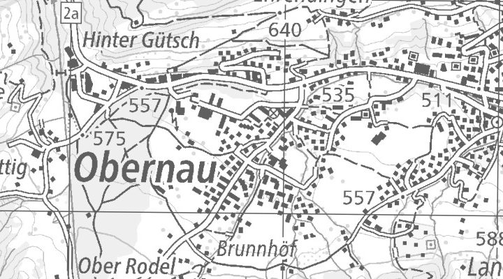 Kartenausschnitt: Rainacherstrasse 47, 6012 Obernau