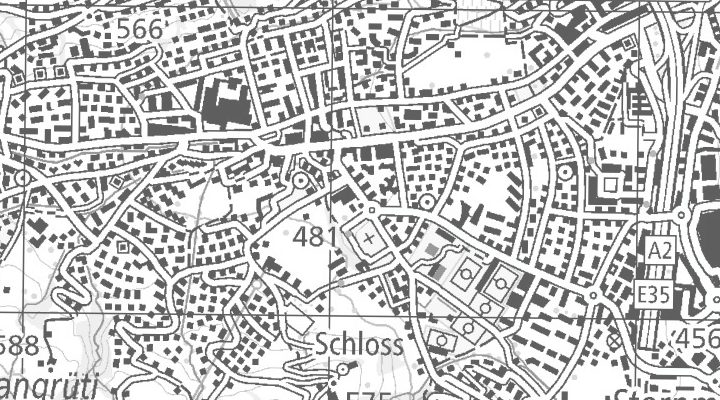 Kartenausschnitt: 6010 Kriens