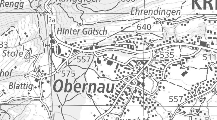Kartenausschnitt: Rainacherstrasse 47, 6012 Obernau