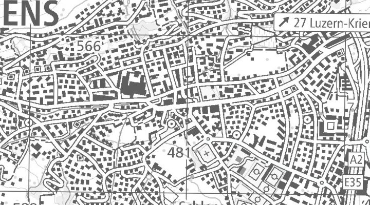 Kartenausschnitt: Stadtplatz 1, 6010 Kriens