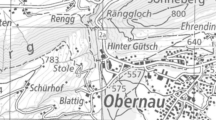 Kartenausschnitt: Rengglochstrasse 19, 6012 Obernau