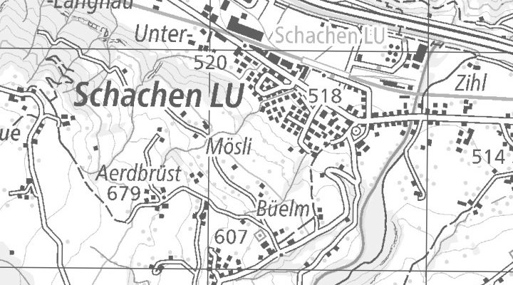 Kartenausschnitt: Gewerbering 5, 6105 Schachen LU