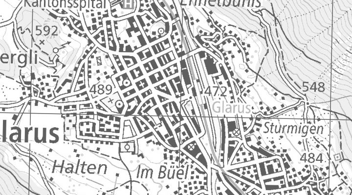 Kartenausschnitt: Gemeindehausplatz 5, 8750 Glarus