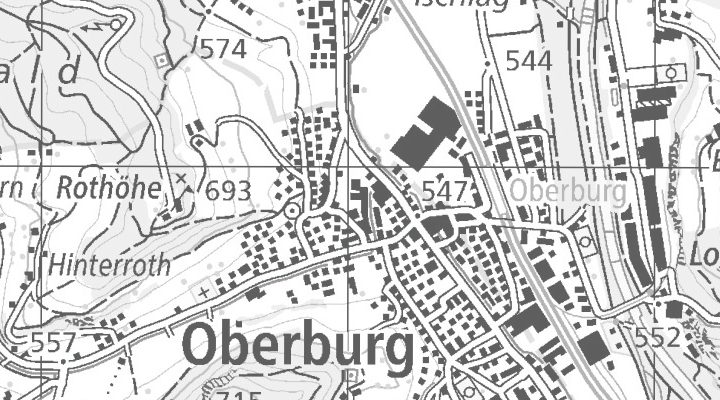 Kartenausschnitt: Krauchthalstrasse 22, 3414 Oberburg