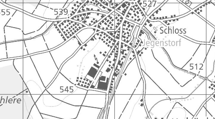 Kartenausschnitt: Bernfeldweg 13, 3303 Jegenstorf