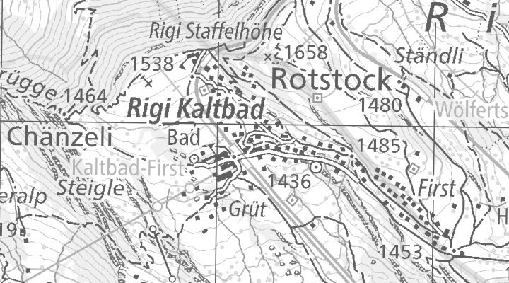 Kartenausschnitt: Zentrum 4a, 6356 Rigi Kaltbad