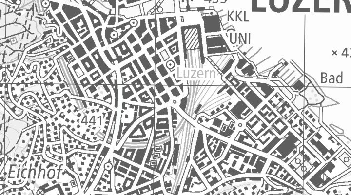 Kartenausschnitt: Bundesplatz 15, 6003 Luzern