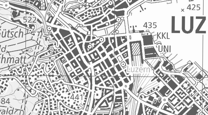 Kartenausschnitt: Pilatusstrasse 22, 6003 Luzern