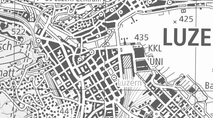 Kartenausschnitt: Seidenhofstrasse 14, 6003 Luzern