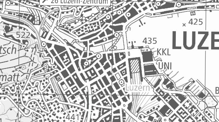 Kartenausschnitt: Theaterstrasse 7, 6003 Luzern