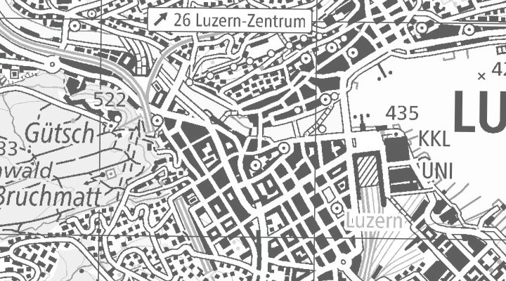Kartenausschnitt: Luzern (6003 Luzern)