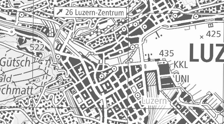 Kartenausschnitt: Baselstrasse 19, 6000 Luzern 7