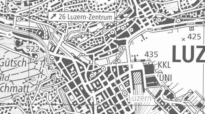 Kartenausschnitt: Unter der Egg 8, 6004 Luzern