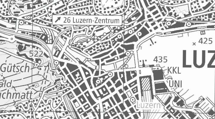 Kartenausschnitt: Weinmarkt, 6004 Luzern