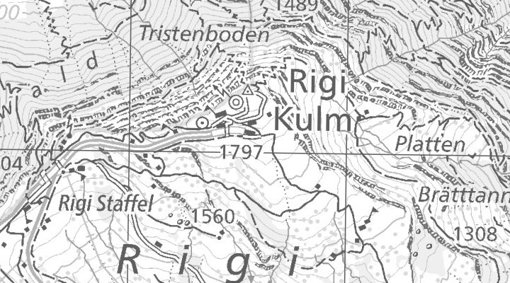 Kartenausschnitt: 6410 Rigi Kulm