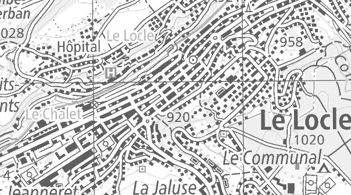 Kartenausschnitt: 2400 Le Locle