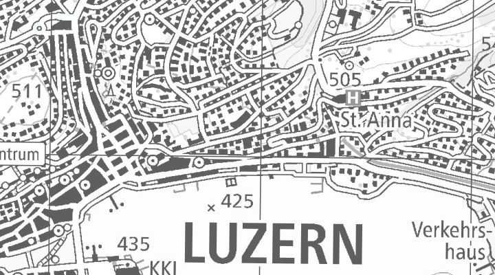Kartenausschnitt: Adligenswilerstrasse 22, 6006 Luzern