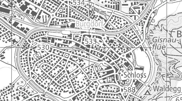 Kartenausschnitt: Lyssachstrasse 15, 3400 Burgdorf
