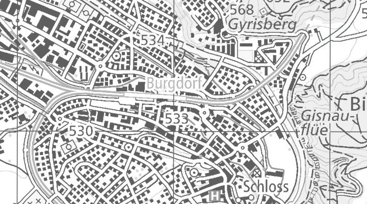 Kartenausschnitt: Poststrasse 10, 3400 Burgdorf