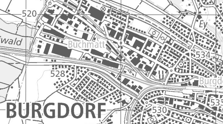 Kartenausschnitt: Buchmattstrasse 56, 3400 Burgdorf