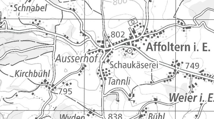 Kartenausschnitt: Schaukäsereistrasse 6, 3416 Affoltern i.E.